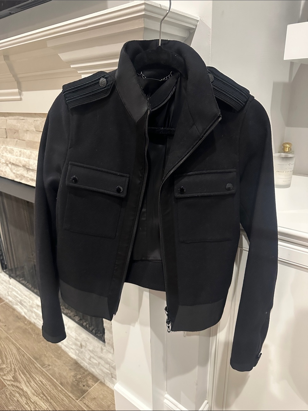 rag & bone Black Military Field Jacket